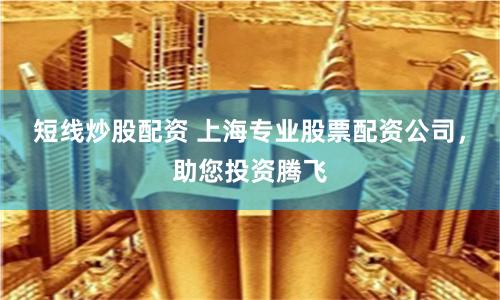 短线炒股配资 上海专业股票配资公司，助您投资腾飞