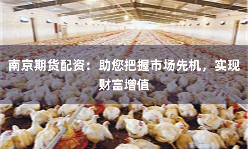 南京期货配资：助您把握市场先机，实现财富增值